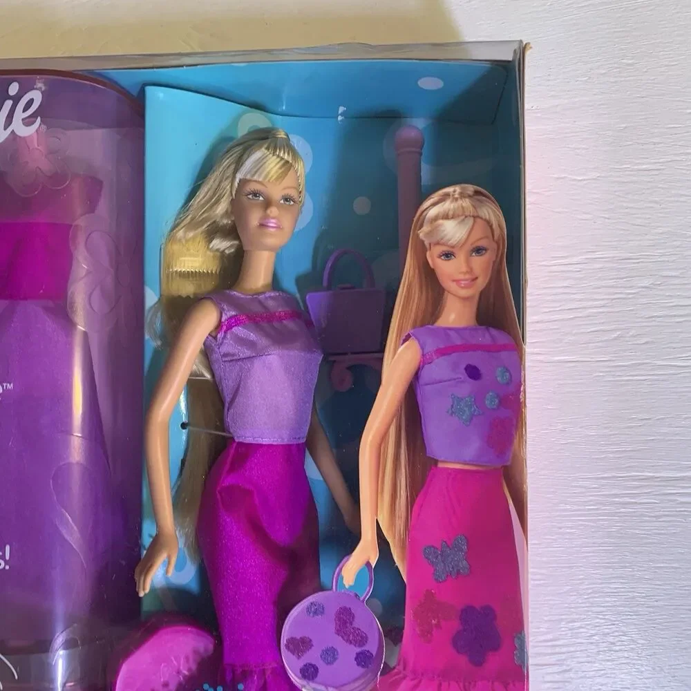 VTG Barbie Bead Beauty Doll NRFB 2001 Mattel 52745 Shaken Decorate 2 Outfits